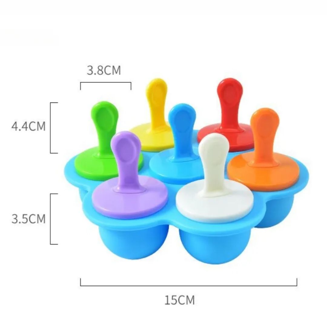 Moldes De Silicona Para Paletas De Fruta