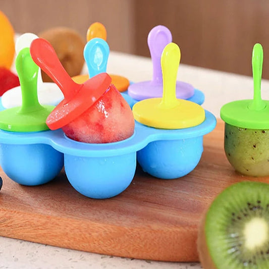 Moldes De Silicona Para Paletas De Fruta